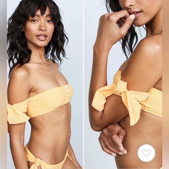 Solid and striped bikini set - Picture 4 of 4